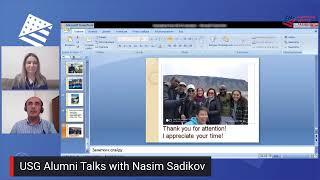 USG Alumni Talks with Nasim Sadikov