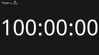 100 Hour Countdown Timer