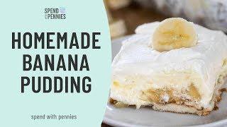 Easy Homemade Banana Pudding