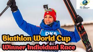 Results Biathlon World Cup - Women 15km Individual. Lisa Vittozzi Winner