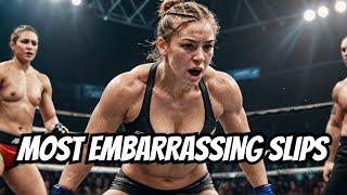 15 Most Revealing Wardrobe Malfunctions in Women MMA!!! 