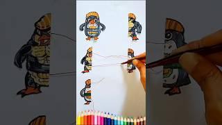 Italian Brainrot Sigma Boy line pulling puzzle #italianbrainrot #papercraft #sigmaboy #puzzle