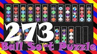 Ball Sort Puzzle  Level 273 No Extra TubesGame Walkthrough