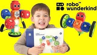 BUILD YOUR ROBOT with Robo Wunderkind - Modular Robotics Set - Education Kit Unboxing/Review. 4K