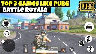 Top 3 Best Battle Royale Games Like PUBG For Android 2025 | Pubg Jaise Offfline Game