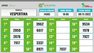 Vespertina 09-11-2022
