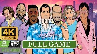 GTA VICE CITY Definitive Edition Campaign FULL GAME [RTX 4090 4K 60FPS]