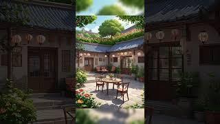 Living Happily Together in This Dreamy House #治愈系风景 #治愈系小院 #风景 #relax #healing #serenity #beautiful