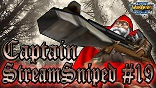 Warcraft 3 - Captain StreamSniped #19 (4v4 RT #61)