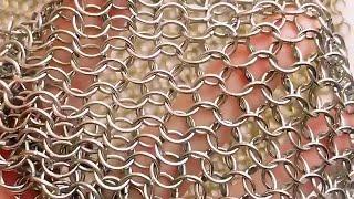 Stainless Steel 316 Anti-cut Metal Ring Chainmail Mesh Supplier