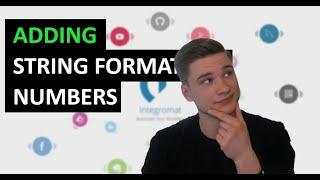 How to add String formatted Numbers | Integromat Tutorial