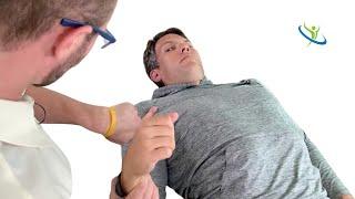 Hospital Fitness Director Gets *CRUNCHY* Elbow Chiropractic Adjustment Loud Crack
