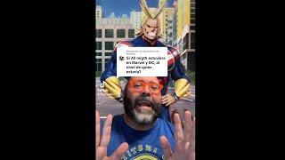 ¿A QUÉ NIVEL ESTARÍA ALL MIGHT EN MARVEL Y DC?!