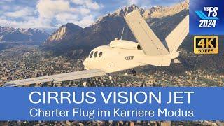 Cirrus SF50 Vision Jet - Charter Flug nach LOWI im Karriere Modus | MSFS 2024