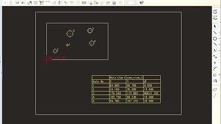 How to create hole table in proe wildfire 4 0?