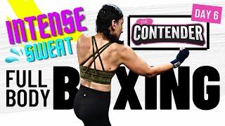INTENSE Shadow Boxing Workout To Make You Sweat | THE CONTENDER DAY 6//SYLVIA NASSER