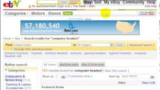 How To Search For Items To Buy On eBay