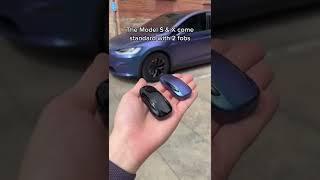 The model X keyfob is so cute  #tesla #modelx #shorts