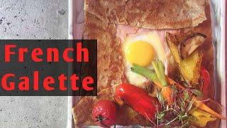 French Galette - savory buckwheat crepe