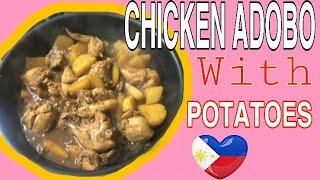 CHICKEN ADOBO WITH POTATOES || EASY CHICKEN ADOBO ||  CHIE CHANNEL