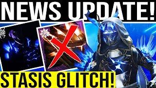 Destiny 2 News. STASIS GLOW GLITCH! Double/Triple Solstice Loot NEW BUFFS! (RIP Titans)