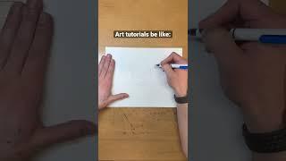 ArT TuToriAls Be LiKE… #shorts