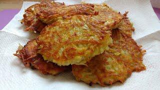 Картофельные драники с фаршем - пальчики оближешь!!! Potato cutlets with meat