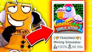 Я ВЕРНУЛСЯ МАЙНИНГ СИМУЛЯТОР 2! НУБ И ПРО ВИДЕО ROBLOX Mining Simulator 2