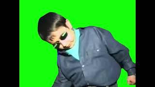 Gypsy Kid Dancing in the Club - Green Screen