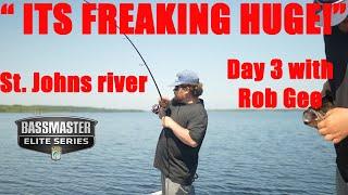 ROB GEE BONUS EPISODE- 2024 Bassmaster Elite Series Stop 4 St. Johns River- Derby day 3