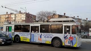 Кемерово, троллейбус ЗиУ-682 КР Иваново № 32 (2021 г.)