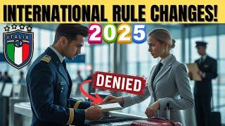 Massive NEW Travel Rules for Visiting Italy in 2025!
