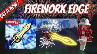 Buying New Limited FIREWORK EDGE!! Winter 2021 Xmas Event in Treasure Quest | Roblox