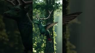  Deer-Hummingbird Hybrid | AI-Generated Magical Animal Fusion