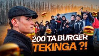 200ta BURGER TEKINGA  / QOʻQONDA REYD  / ACTIVIST UZ UKASI