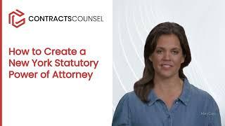 How to Create a New York Statutory Power of Attorney [Templates Available]