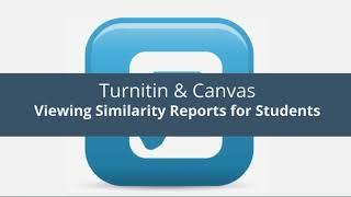 Turnitin & Canvas for Students   Similarity Score