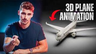 Iman Gadzhi 3D Plane Animation Tutorial || EASIEST METHOD