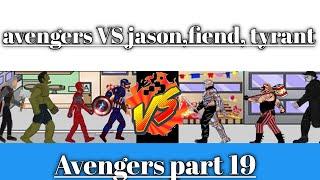 Avengers part 19 (avengers vs jason,tyrant,fiend) BY TM ANIMATION