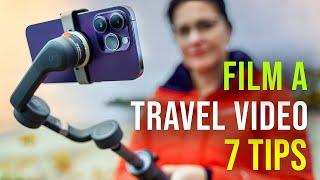 7 TIPS for FILMING A TRAVEL video with iPHONE 14 PRO and DJI OSMO MOBILE 6