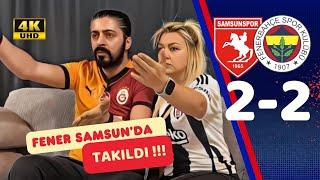 1 ÇİFT TARAFTAR, OLAYLI SAMSUNSPOR - FENERBAHÇE MAÇINA TEPKİ..