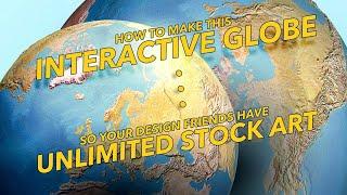 Make Graphic Design Friends by Giving Them Unlimited Stock Art Globes