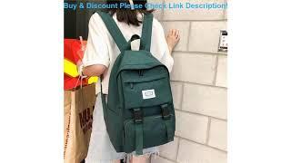 Review Middle High teen schoolbag girls backpacks women Student Teenage School bags Lightweight Nyl