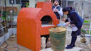 We Built an Oven From a 200 Liter Drum | Cooked a Whole Goose in the Oven