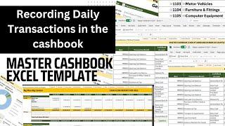 Master Cashbook | Excel Template: Recording daily cash transactions