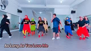 As Long As You Love Me Line Dance / Choreo by Muhammad Yani / Demo by 7 Gym & Studio Palembang