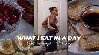 WHAT I EAT IN A DAY | GETTING BACK ON TRACK + MEAL PREP