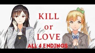 Kill or Love - Playthrough All 4 Endings (Mystery Thriller Visual Novel)