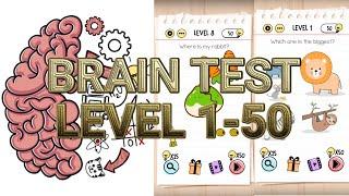 Brain Test Tricky Puzzles Level 1-50 Answers Solution