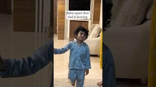 Baby upset that dad is leaving #telugushorts #teluguvideos #teluguvlogs #telugudailyvlogs #telugu